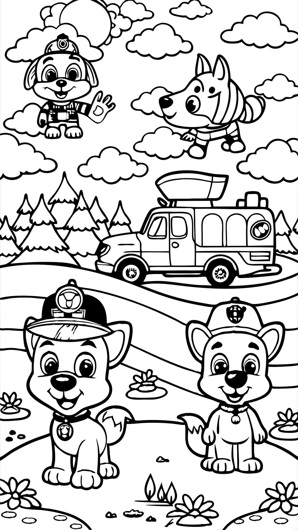 printable paw patrol coloring pages